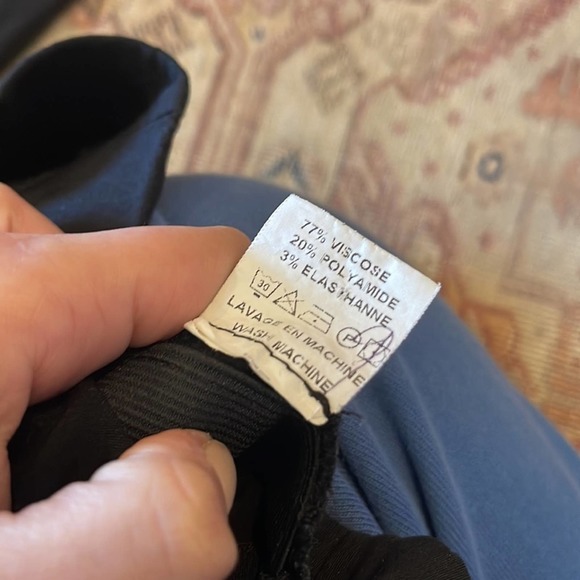 LIOR PARIS LIZE a Classic Fit Straight Pant black size 6-8 - Picture 3 of 7